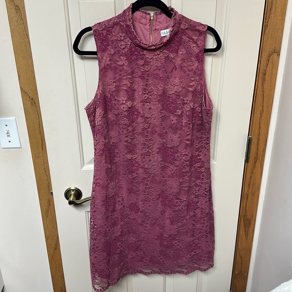 Like New NM Pink Lace dress size 16 - Picture 1 of 3
